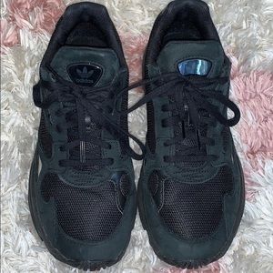 Adidas all black shoes